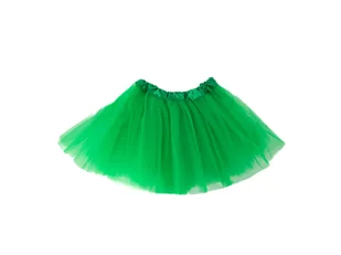 Spódniczka Tutu - zielona - 30 cm - 1 szt. - Dodatki do strojów karnawałowych - miniaturka - grafika 1