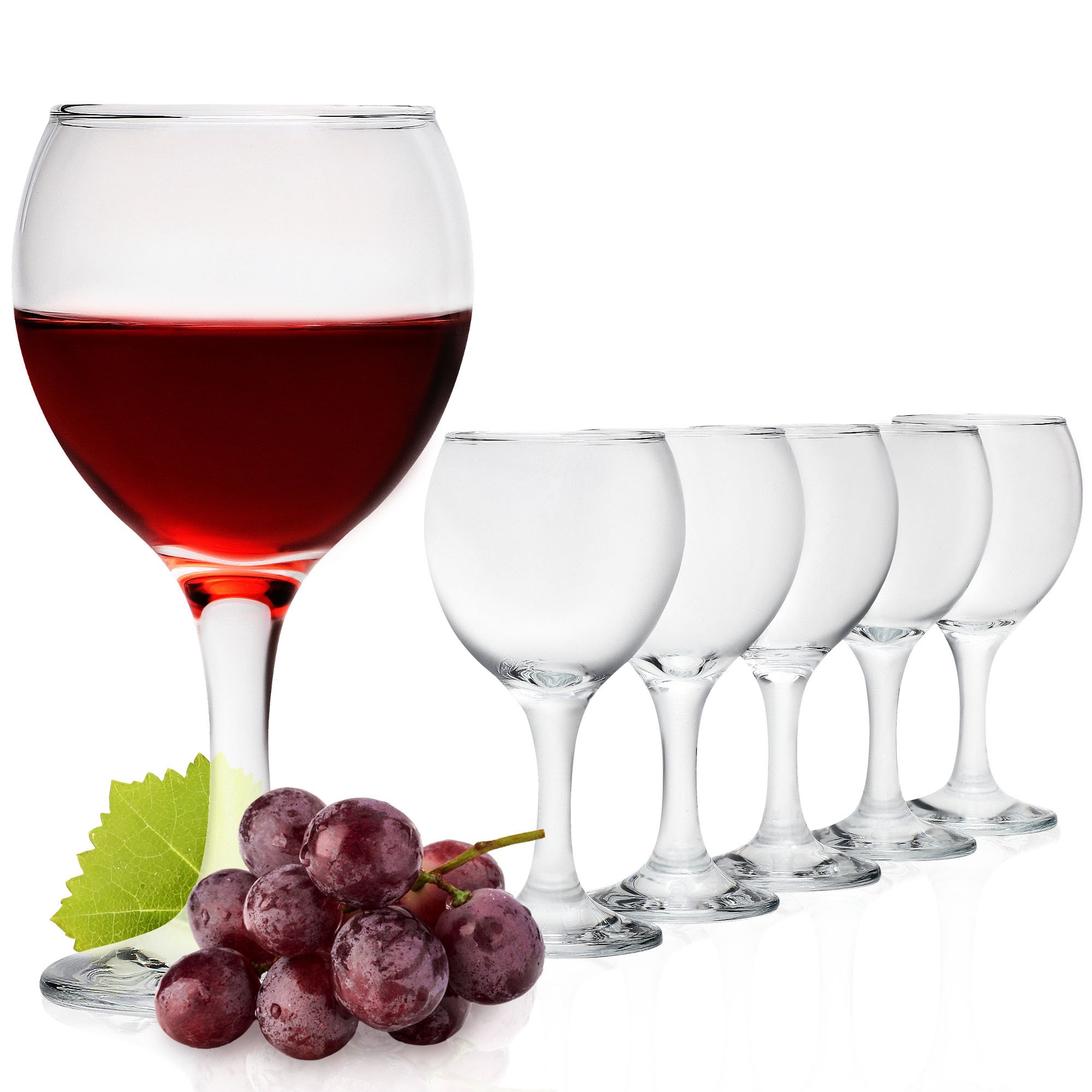 KOTARBAU® Zestaw 6 kieliszków do czerwonego wina 210 ml Zestaw kieliszków do białego wina Zestaw kieliszków do wina Nowoczesne kieliszki do wina Zestaw nowoczesnych kieliszków do wina Kieliszki do wina Kieliszki do wina Kieliszki do czerwonego wina Kieliszki koktajlowe