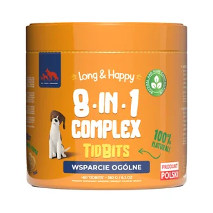 Long & Happy 8 In 1 Complex Preparat O Kompleksowym Działaniu Dla Psa - Suplementy i witaminy dla psów - miniaturka - grafika 1