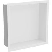 Półki łazienkowe - Mexen X-Wall-R półka wnękowa z kołnierzem 30 x 30 cm, biała - miniaturka - grafika 1
