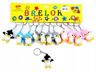 Pingwinek Brelok Do Kluczy Prezent Zawieszka Do Plecaka Zestaw 12Szt - Breloki - miniaturka - grafika 1