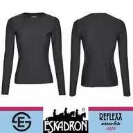 Koszulki jeździeckie - Eskadron Bluzka damska LONGSLEEVE REFLEXX SS 23 - deepgrey - miniaturka - grafika 1