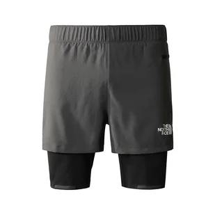 Spodenki The North Face Lab Dual 0A823TMN81 - szare - Spodnie sportowe męskie - miniaturka - grafika 1