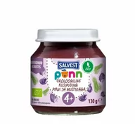 Desery dla dzieci - Salvest Põnn - Puree gruszkowo-jagodowe z kaszą jaglaną BIO, 130 g - miniaturka - grafika 1