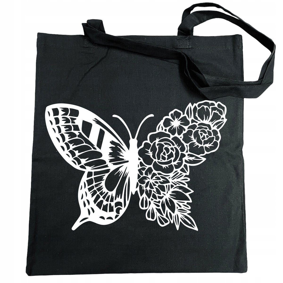 Torba na Zakupy Motyl Kwiaty Piękna