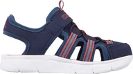 Buty dla dziewczynek - Kappa Buty dla dzieci Kappa Kyoko granatowo-pomarańczowe 260884K 6744 33 - miniaturka - grafika 1