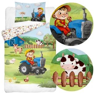 Pościel 100 x 135 Bambusowa Dziecięca Idylla 4781A - Pościel dla dzieci - miniaturka - grafika 1