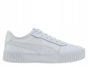 Buty młodzieżowe Puma Carina 2.0 Jr białe sneakers 38618502 38 - Buty sportowe męskie - miniaturka - grafika 1