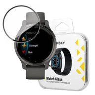 Akcesoria do smartwatchy - Szkło Hybrydowe do Garmin Venu 2S czarny - miniaturka - grafika 1