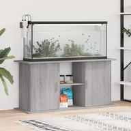Akwaria i zestawy akwarystyczne - vidaXL Szafka pod akwarium, szary dąb sonoma, 121x41x58 cm - miniaturka - grafika 1