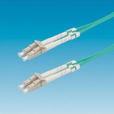 Roline Roline Patchcord światłowodowy 50/125 LC-LC OM3 turkus 10m