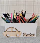 Przyborniki na biurko - Przybornik na kredki O2K09 - miniaturka - grafika 1