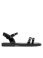 Buty dla dziewczynek - JENNY Sandały CM240827-1 Czarny - miniaturka - grafika 1