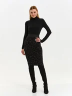 Spódnice - Spódnica damska czarna, czarna ołówkowa, ołówkowa - SSW3616CA spódnica, spódnica - TOP SECRET, TOP SECRET - Odzieżowy sklep internetowy TOP SECRET - miniaturka - grafika 1