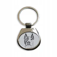 Breloki - Amstaff Metalowy Brelok Breloczek z grafiką - miniaturka - grafika 1