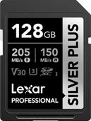 Karty pamięci - Karta Lexar Professional Silver Plus SDXC 128 GB Class 10 UHS-I/U3 V30 LSDSIPL128G-BNNNG - miniaturka - grafika 1