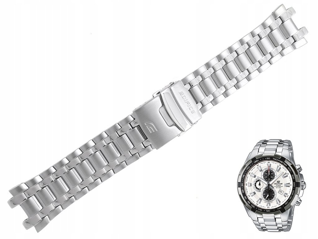 Bransoleta do zegarka Casio EF-539 EF-539D stalowa