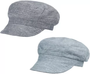 Czapka Dwustronna Summer Newsboy by Lipodo, denim, S (55-56 cm) - Czapki dla dzieci - miniaturka - grafika 1