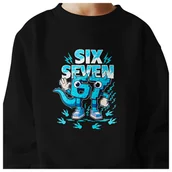 Bluzy dla dziewczynek - BLUZA DZIECIĘCA 67 SIX SEVEN KLOCKI VIRAL DLA CHŁOPCA DZIEWCZYNKI 134-140 - miniaturka - grafika 1