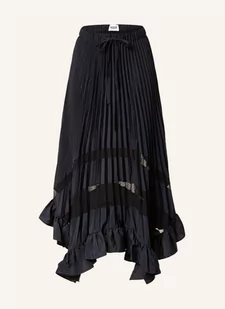 Claudie Pierlot Spódnica Plisowana Selode Z Wolantami blau - Spódnice - miniaturka - grafika 1