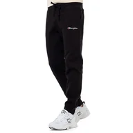 Spodnie sportowe męskie - Spodnie Champion Small Script Logo Embroidery Fleece 217867-KK001 - czarne - miniaturka - grafika 1