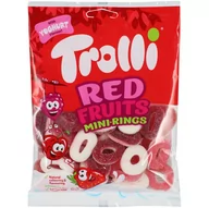 Żelki - ŻELKI TROLLI RED FRUITS 100g Mini Rings - miniaturka - grafika 1