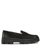 Półbuty damskie - Lasocki Lordsy WI23-PUSZAN-19 Czarny - miniaturka - grafika 1