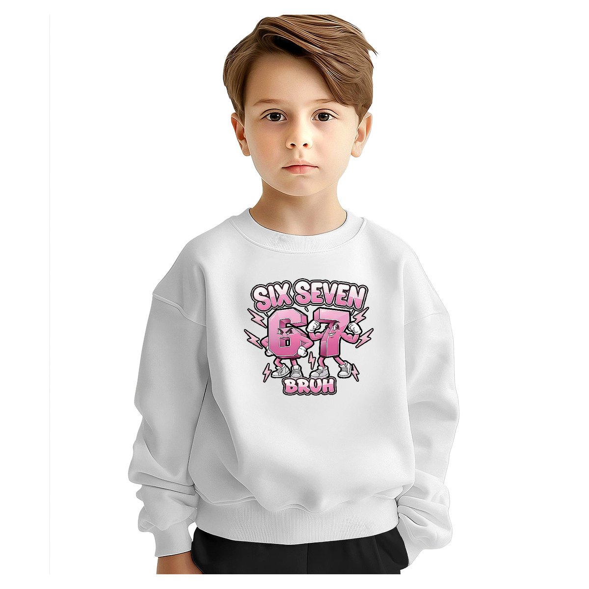 BLUZA DZIECIĘCA 67 SIX SEVEN VIRAL 122-128 DLA CHŁOPCA DZIEWCZYNKI
