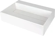 Umywalki - Umywalka nablatowa Deante Correo 40x60 cm prostokątna biały mat CQR_AU6M - miniaturka - grafika 1