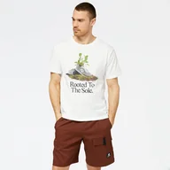 Koszulki męskie - Męska Koszulka z krótkim rękawem NEW BALANCE NB ATHLETICS LEGACIES ROOTED TEE NBMT23570WT – Biały - miniaturka - grafika 1