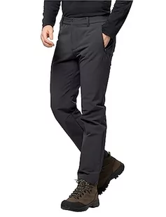Jack Wolfskin Męskie spodnie termiczne Activate, czarne, 54 - Spodenki męskie - miniaturka - grafika 1