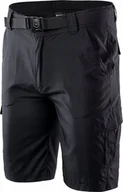 Spodnie sportowe męskie - Hi-Tec SZORTY IBG LOOP 1/2 BLACK S - miniaturka - grafika 1