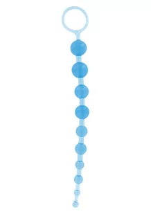 ToyJoy Thai Toy Beads Blue - Koraliki analne, niebieskie - Kulki analne - miniaturka - grafika 2