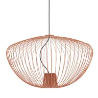 Lampy sufitowe - Metalowa lampa wisząca PUMPKIN 11495 druciana pomarańczowy - miniaturka - grafika 1