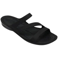 Klapki i japonki damskie - Kapcie damskie Crocs Swiftwater Sandal W Rozmiar butów (UE): 36-37 / Kolor: czarny - miniaturka - grafika 1
