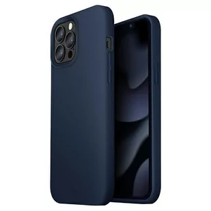 Uniq etui Lino iPhone 13 Pro / 13 6,1" niebieski/marine blue Uni000497-0 - Etui i futerały do telefonów - miniaturka - grafika 1