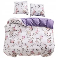 Pościel - Pościel 160x200 bawełna satynowa dwustronna GierekHoff Premium 3 el róże - miniaturka - grafika 1