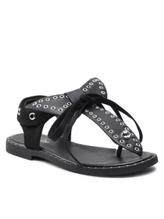 DeeZee Sandały CS1260-00 Czarny - Buty dla dziewczynek - miniaturka - grafika 1