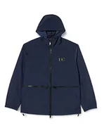 Kurtki męskie - Armani Exchange Męska bluza z kapturem, zapinana na zamek błyskawiczny kurtka, NIEBIESKI, S - miniaturka - grafika 1