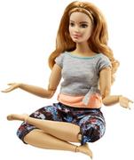 Lalki dla dziewczynek - Mattel Barbie Made To Move Szatynka FTG84 - miniaturka - grafika 1