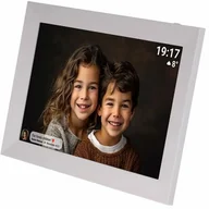 Ramki cyfrowe do zdjęć - Ramka cyfrowa DENVER Frameo PFF-1012W Biały - miniaturka - grafika 1
