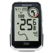 Liczniki rowerowe - Licznik rowerowy SIGMA Rox 4.0 Endurance Sensor Set Biały Podświetlany - miniaturka - grafika 1