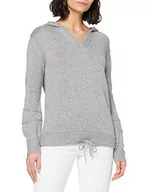 Bluzy damskie - BRAX Damska bluza z kapturem Abby, Srebrny (Silver Mel. 9), 36 - miniaturka - grafika 1