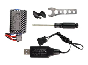 Motorówka R/C 2,4G Niebieska  20-25 km/h - Akcesoria i części modelarskie - miniaturka - grafika 11