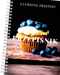 NOWOŚĆ! PRZEPIŚNIK KULINARNY MUFFINKA BABECZKA A5 SPIRALA SUPER CENA! - Notesy i bloczki - miniaturka - grafika 1