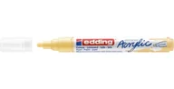 Markery permanentne - Marker akrylowy e-5100 EDDING, 2-3 mm, matowy żółty pastel - miniaturka - grafika 1