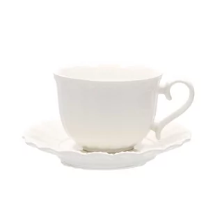 Zestaw 6 Filiżanek Do Herbaty Ze Spodkiem 220 Ml Ducale La Porcellana Bianca - Filiżanki - miniaturka - grafika 1