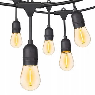 Nobo Kids, Girlanda Świetlna Ogrodowa Łańcuch Świetlny 20 m + 20 LED E27 Wodoodporna - Lampy ogrodowe - miniaturka - grafika 1