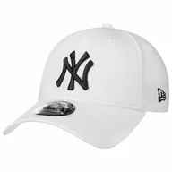 Czapki i chusty sportowe męskie - Czapka 9Forty League Basic Yankees by New Era, biały, One Size - miniaturka - grafika 1
