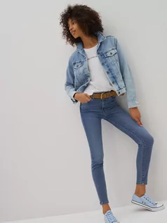 Spodnie damskie - Spodnie jeans damskie Melinda High Waist 335 - grafika 1